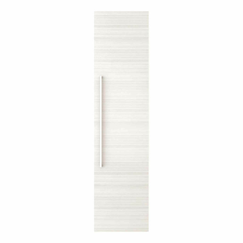 Cutler FV LINEN TOWER WCHOC Silhouette 15" W x 48" H Wall Mounted Linen Cabinet - White Chocolate