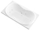 Atlantis Whirlpool 4272WWL Whisper 42 x 72 Rectangular Whirlpool Jetted Bathtub