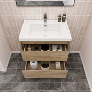 Moreno Bath SAGE30 Sage 30" Modern Floating Bathroom Vanity Set with Sink Top - view 9