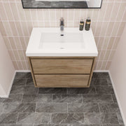 Moreno Bath SAGE30 Sage 30" Modern Floating Bathroom Vanity Set with Sink Top - view 10
