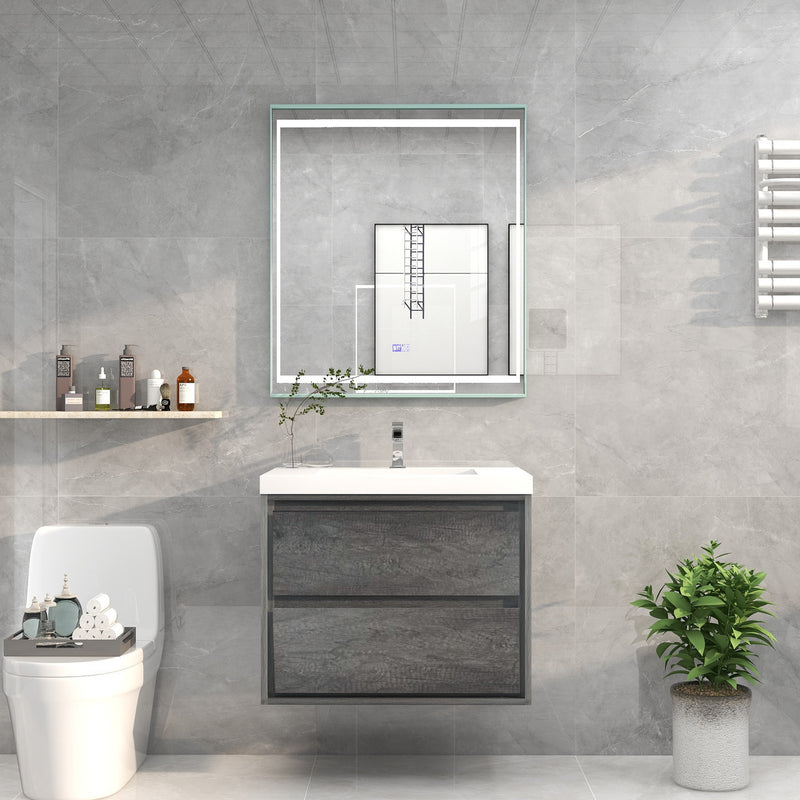 Moreno Bath SAGE30 Sage 30" Modern Floating Bathroom Vanity Set with Sink Top - view 6