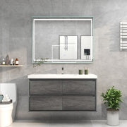 Moreno Bath SAGE48S Sage 48" Modern Floating Bathroom Vanity Set with Single Sink Top - view 7