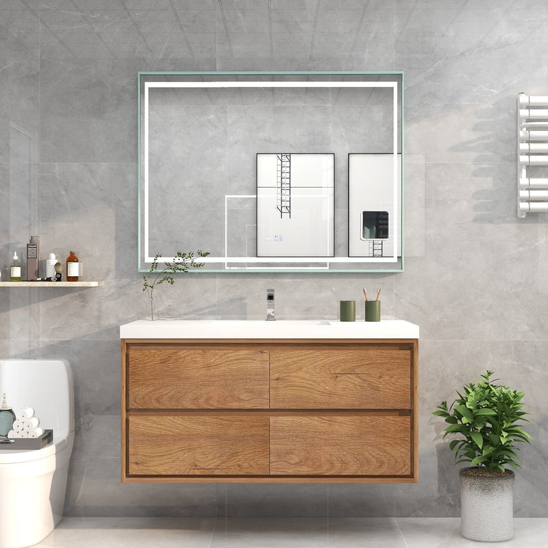 Moreno Bath SAGE48S Sage 48" Modern Floating Bathroom Vanity Set with Single Sink Top - view 4