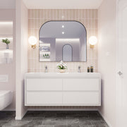 Moreno Bath SAGE60D Sage 60" Modern Floating Bathroom Vanity Set with Double Sink Top - view 3