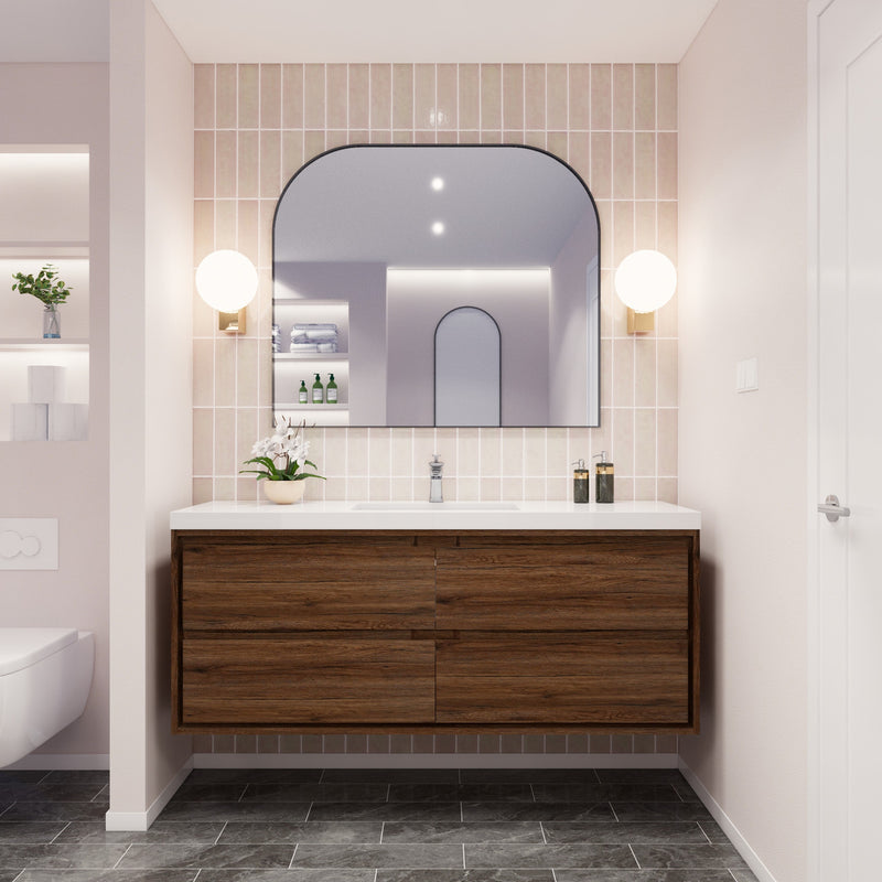 Moreno Bath SAGE60S Sage 60" Modern Floating Bathroom Vanity Set with Single Sink Top - view 3