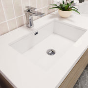 Moreno Bath SAGE60D Sage 60" Modern Floating Bathroom Vanity Set with Double Sink Top - view 8