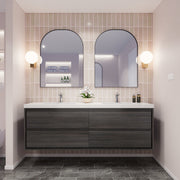Moreno Bath SAGE72D Sage 72" Modern Floating Bathroom Vanity Set with Double Sink Top - view 4