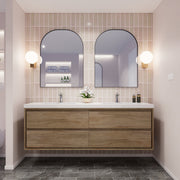 Moreno Bath SAGE72D Sage 72" Modern Floating Bathroom Vanity Set with Double Sink Top - view 2