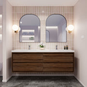 Moreno Bath SAGE72D Sage 72" Modern Floating Bathroom Vanity Set with Double Sink Top - view 7