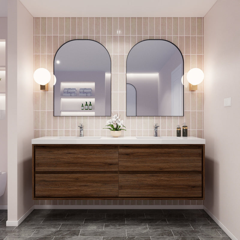 Moreno Bath SAGE72D Sage 72" Modern Floating Bathroom Vanity Set with Double Sink Top - view 7