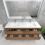 Moreno Bath SAGE72D Sage 72" Modern Floating Bathroom Vanity Set with Double Sink Top - view 8