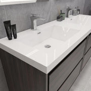 Moreno Bath SAGE60DD Sage 60" Modern Floating Double Bathroom Vanity Set with Double Sink Top (60DD) - view 4