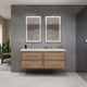Moreno Bath SAGE60DD Sage 60" Modern Floating Double Bathroom Vanity Set with Double Sink Top
