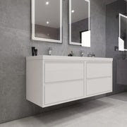 Moreno Bath SAGE60DD Sage 60" Modern Floating Double Bathroom Vanity Set with Double Sink Top (60DD) - view 9