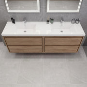 Moreno Bath SAGE72DD Sage 72" Modern Floating Double Bathroom Vanity Set with Double Sink Top (72DD) - view 7