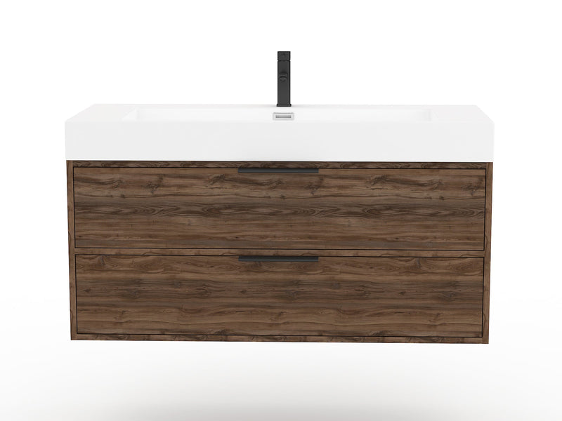 Cutler FV AMERICANA42 Savoy 42" Single Sink Wall Mounted Cultured Marble Top Bathroom Vanity - Americana