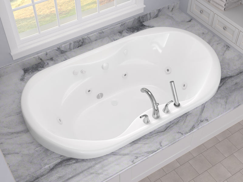 Atlantis Whirlpool 4170IWL Indulgence 41 x 70 Oval Whirlpool Jetted Bathtub lifestyle