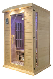 SteamSpa SC-SS0009-0S 1-2 Person Indoor Infrared Sauna in Hemlock, 47 x 49.5 in. - view 3