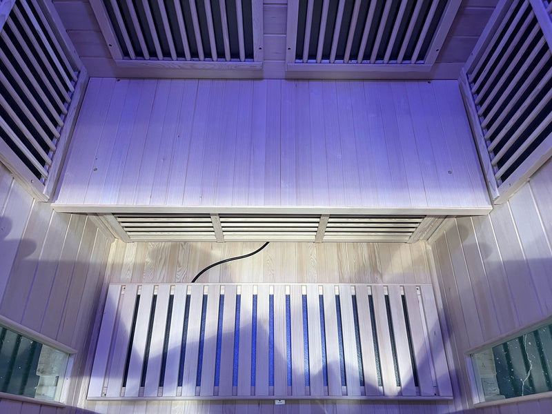 SteamSpa SC-SS0009-0S 1-2 Person Indoor Infrared Sauna in Hemlock, 47 x 49.5 in. - view 5
