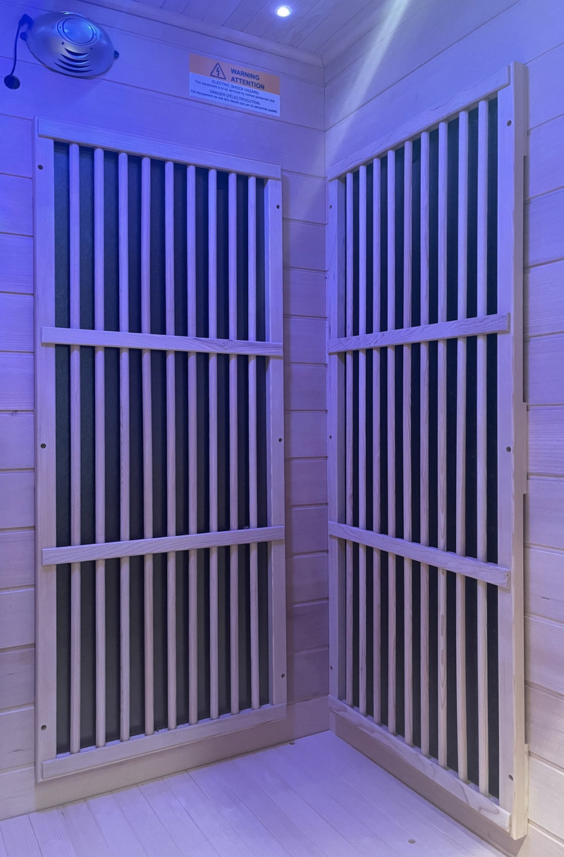 SteamSpa SC-SS0009-0S 1-2 Person Indoor Infrared Sauna in Hemlock, 47 x 49.5 in. - view 6