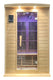 SteamSpa SC-SS0009-0S 1-2 Person Indoor Infrared Sauna in Hemlock, 47 x 49.5 in.