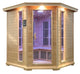 SteamSpa SC-SS0010-0S 4-5 Person Indoor Infrared Sauna in Hemlock