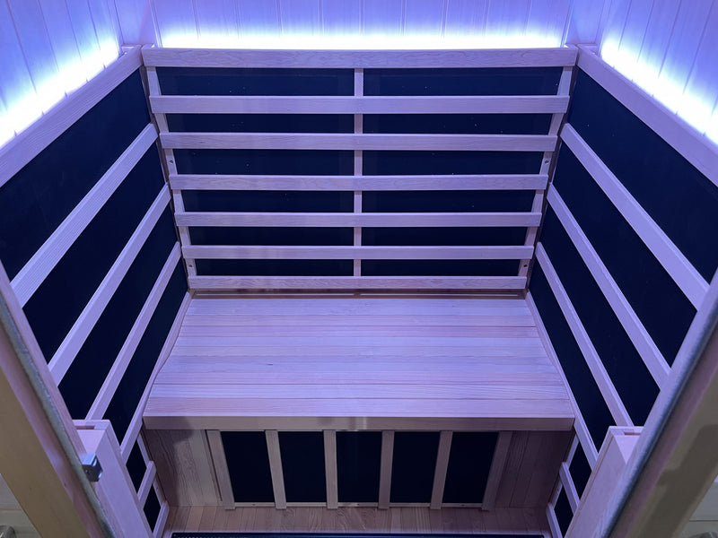SteamSpa SC-SS0011-0S 1-2 Person Indoor Infrared Sauna in Hemlock, 40.5 x 46.5 in. - view 4