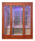 SteamSpa SC-SS0012-0S 3-Person Indoor Infrared Sauna in Hemlock, 43.3 x 63 in.