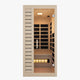 SteamSpa SC-SS0013-GS 1-Person Indoor Infrared Sauna in Hemlock