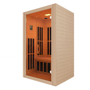 SteamSpa SC-SS0014-GS 1-2 Person Indoor Infrared Sauna in Hemlock, 40 x 46 in. - view 2