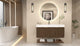 Moreno Bath MT48 Stella 48" Fluted Floating Bathroom Vanity with Reinforced Acrylic Sink