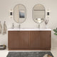 Moreno Bath MT72DFS Mason 72" Fluted Freestanding Bathroom Vanity with Double Sink Top
