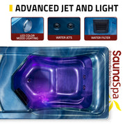 K-Plunge Borealis All-in-One Cold Plunge and Hot Tub with Built-in Chiller