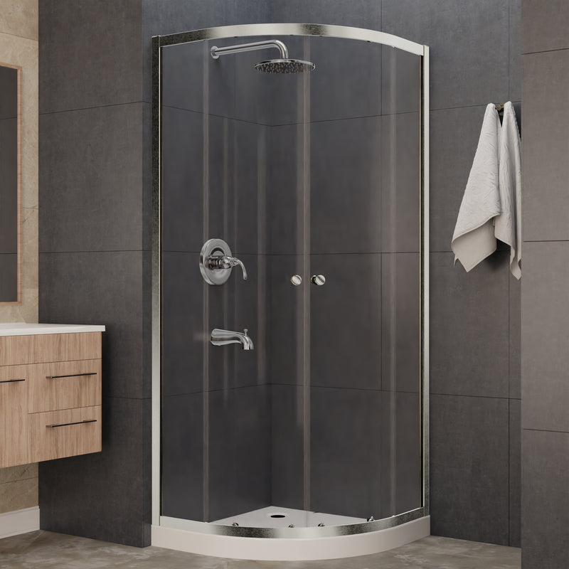 Anzzi SD-AZ050-01BN Mare Framed Shower Enclosure