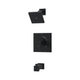 Symmons 3692MB15TRM Duro Single Handle Tub and Shower Trim, Matte Black
