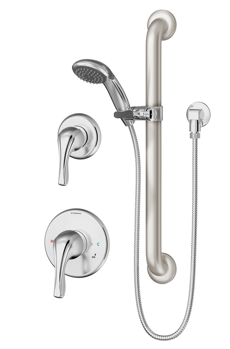 Symmons 9605PLRL1TRM Origins Shower System Trim with Hand Shower, Less Showerhead, Polished Chrome