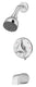 Symmons S-9602-X-P Origins Tub and Shower System with Valve and Service Stops, Polished Chrome