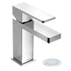 Symmons SLS3612PP Duro Single Handle Single Hole Bathroom Faucet with Push Pop Drain, Polished Chrome