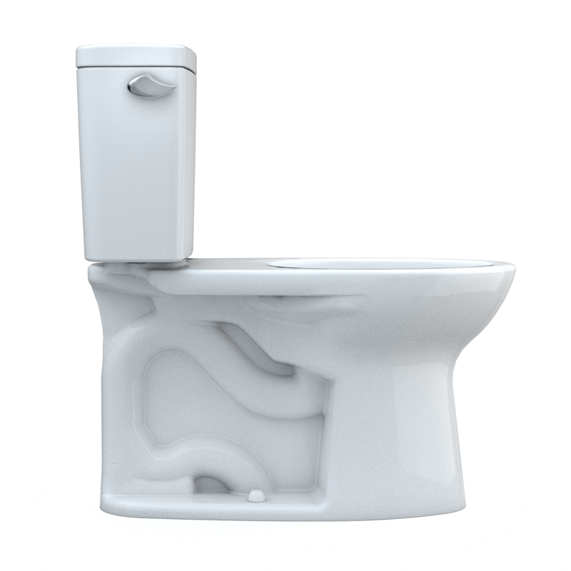 TOTO CST776CSG#01 Drake Two-Piece Elongated 1.6 GPF TORNADO FLUSH Toilet with CEFIONTECT, Cotton White - view 8