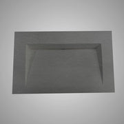 Templey Rectangular Cast Concrete Vessel Sink - Black