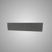 Templey Rectangular Cast Concrete Vessel Sink - Black