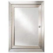 Afina Metro 20" W x 28" H Stainless Steel Framed Medicine Cabinet - view 2