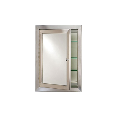 Afina Metro 20" W x 28" H Stainless Steel Framed Medicine Cabinet