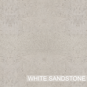 Thorold Rectangular Cast Concrete Vessel Sink - White Sandstone