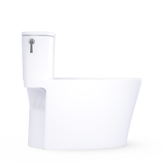 TOTO CST686CUFGAT40#01 Aurora 1G One-Piece Elongated 1.0 GPF WASHLET+ and Auto Flush Ready Universal Height Toilet with CEFIONTECT, Cotton White - view 7