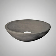 Tigard Round Cast Concrete Vessel Sink - Dusk Grey