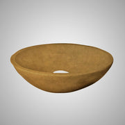 Tigard Round Cast Concrete Vessel Sink - Vintage Brown