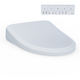 TOTO SW4734AT40#01 WASHLET+ S7A Electronic Bidet Toilet Seat, EWATER+ Bowl and Wand Cleaning, Auto Open and Close Classic Lid, Elongated, Cotton White