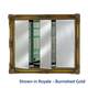 Afina Vanderbilt 51" W x 40" H Wood Framed Triple Door Medicine Cabinet