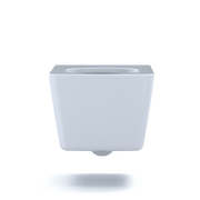 TOTO CT449CFG#01 SP Wall-Hung Contemporary Square-Shape Dual Flush 1.28 and 0.9 GPF Toilet with CEFIONTECT - view 4